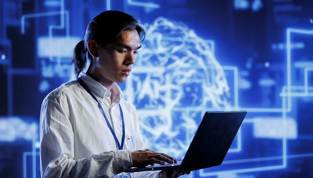 Scientists should avoid over-reliance on AI, a French mathematician has advised. Copyright: DC Studio (Designed by Freepik).